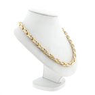 Image 4 of Bicolor Gold Link Necklace