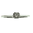 Image 5 of 18 carat white gold solitaire ring with 0.14 ct diamond.