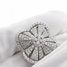 Image 4 of 18K white gold pendant with 1.40 ct. diamonds | Vintage