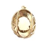 Image 5 of Vintage gold pendant with citrine