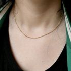 Image 8 of Gold jasseron link chain | 39.5 cm