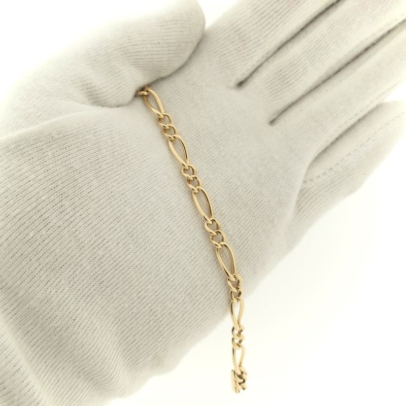 Image 9 of Golden fantasy/figaro link bracelet