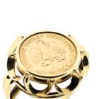 Image 3 of Golden Dos Pesos Ring 1945 (Mexico)