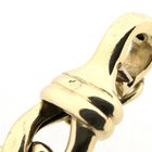 Image 14 of Gold gourmet link necklace with sapphire