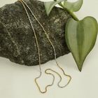 Image 2 of 18K tricolor gold fantasy link chain | 40 cm