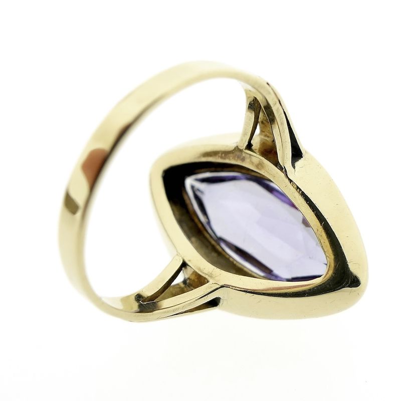 Image 6 of Gold ring with color-changing tourmaline