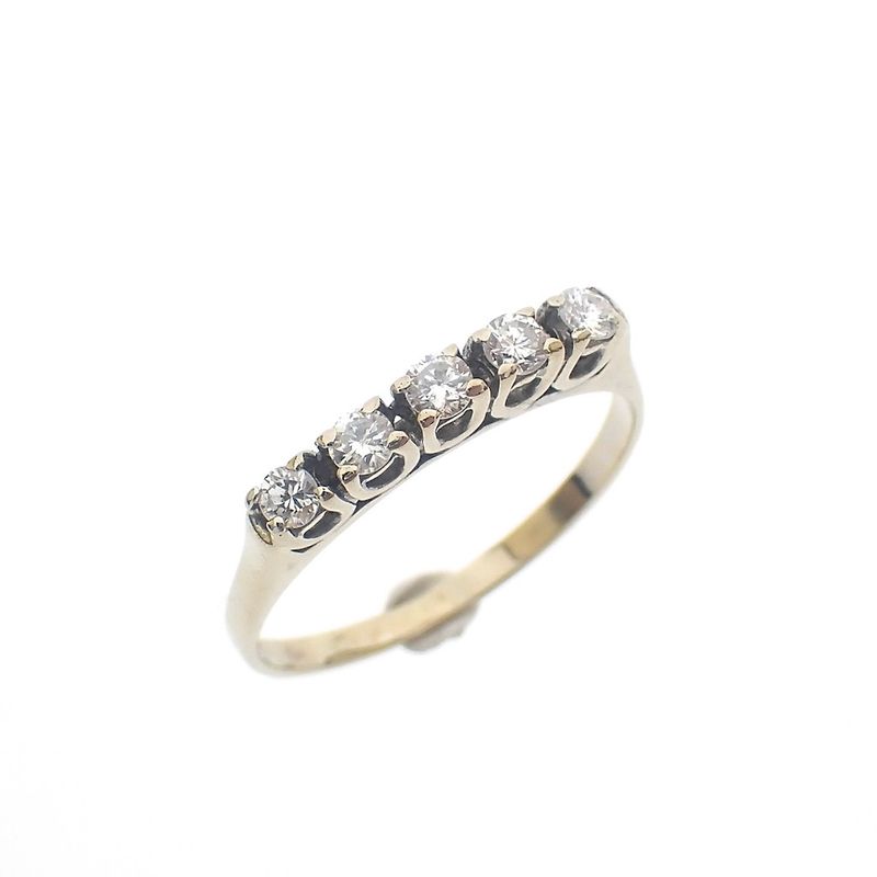 Image 1 of Gold ring with diamond | 0.30 ct.