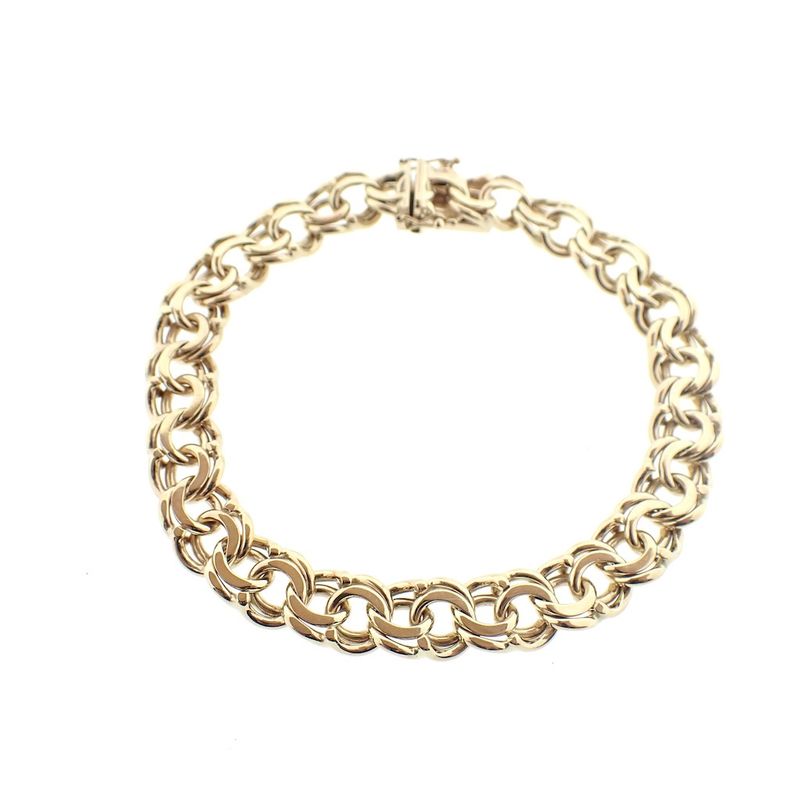 Image 1 of Golden Prince of Wales link bracelet