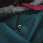 Image 2 of Gold solitaire ring with diamond 0.17 ct.