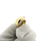 Image 2 of Gold ring with a domed design