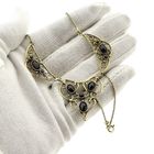 Image 7 of Antique gold necklace with garnet
