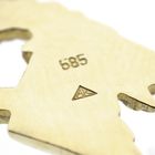 Image 3 of Gold zodiac sign pendant; Capricorn