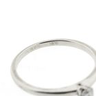 Image 6 of White gold solitaire ring with diamond | 0.08 ct.