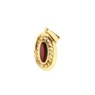 Image 3 of Gold pendant with garnet