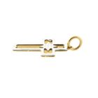 Image 8 of Two-tone gold pendant of a cross
