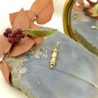 Image 11 of Vintage gold Mezuzah pendant