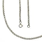 Image 1 of Silver jasseron necklace | 70 cm