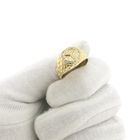 Image 7 of Gold ring with Mercedes logo