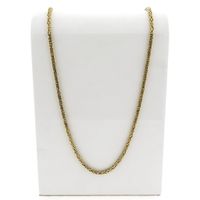 Gold square king chain | 58 cm