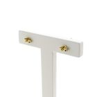 Image 4 of Gold fantasy stud earrings with diamond 0.08 ct.