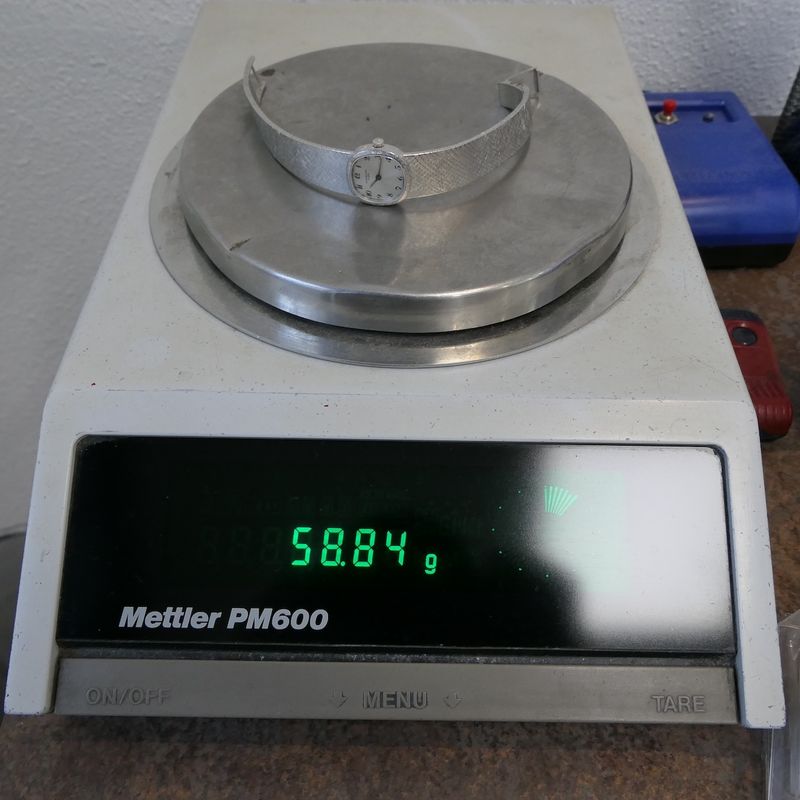 Image 19 of Patek Philippe Ellipse 3370/1; Vintage 18k. witgouden dames horloge