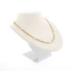 Image 4 of Two-tone gold Figaro link chain