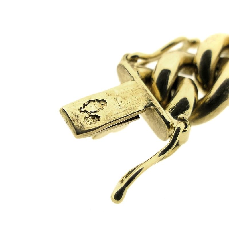 Image 5 of Gold gourmet link bracelet