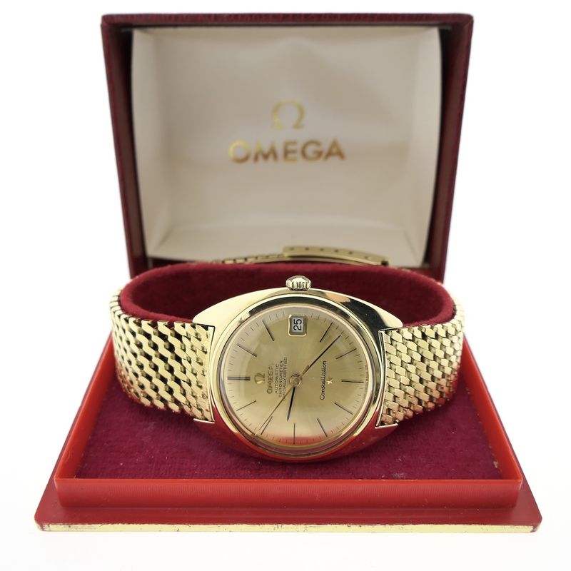 Image 14 of Omega Constellation Automatic Chronometer 168.009; Vintage 14k gold men's watch