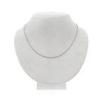 Image 4 of White gold snake link chain | 40 cm