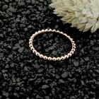 Image 2 of Rose gold sliding ring with balls