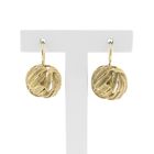 Image 1 of Gold earrings with leaves