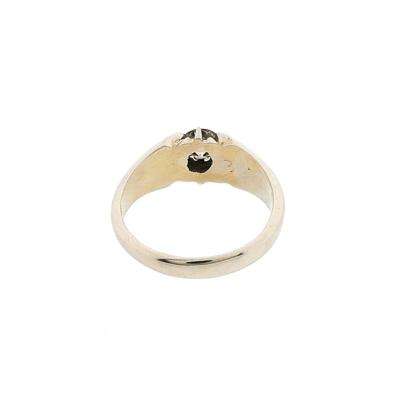 Image 6 of White Gold Solitaire Ring with Diamond; 0.50 ct.