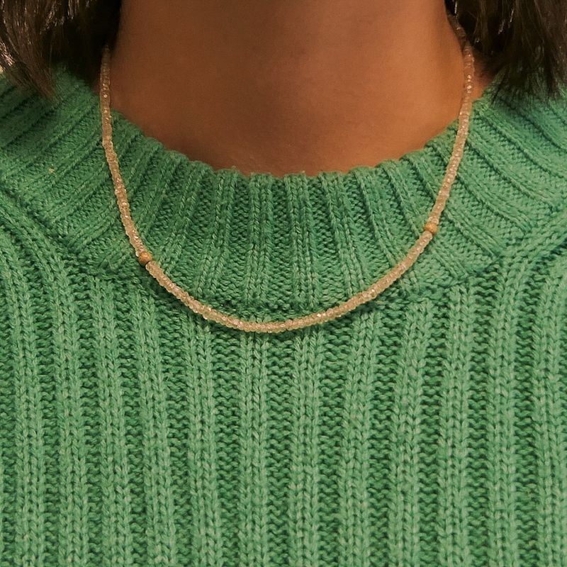 Image 7 of 9 carat sapphire bead necklace