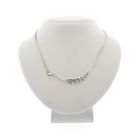 Image 1 of Silver necklace with fixed pendant | 39 cm