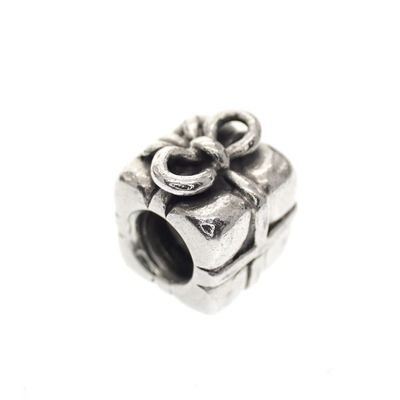 Image 1 of Pandora charm; Silver; Present
