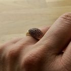 Image 4 of Gold ring pavé with pink tourmaline