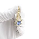 Image 11 of Gold Pendant with Topaz; 14 Karat