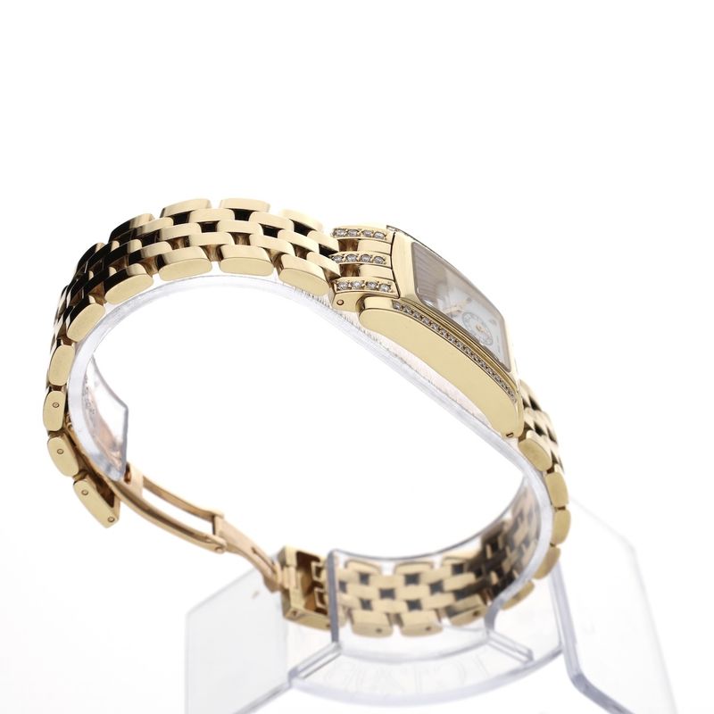 Image 11 of Longines Dolce Vita L5.155.7; 18k gold women's watch with diamonds