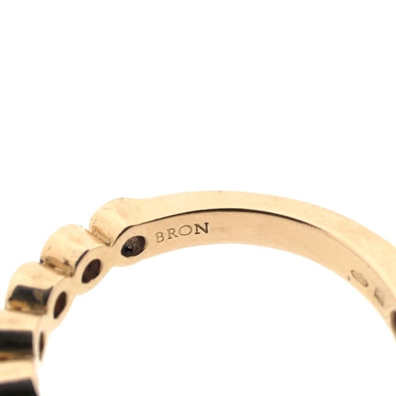 Image 6 of 18K rose gold ring with a mix of sapphires | Source