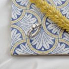 Image 2 of White gold ring with diamond | 0.25 ct.