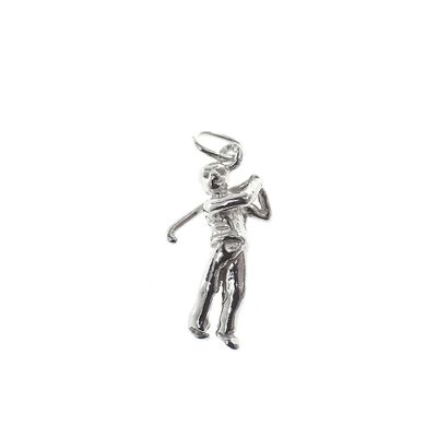 Silver pendant; Hockey player Image 1 of Silver pendant; Hockey player