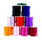 Image 9 of Forever Knots® Handmade Pink Satin Bracelet with Silver Chain