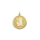 Image 1 of Gold zodiac sign pendant; Virgo