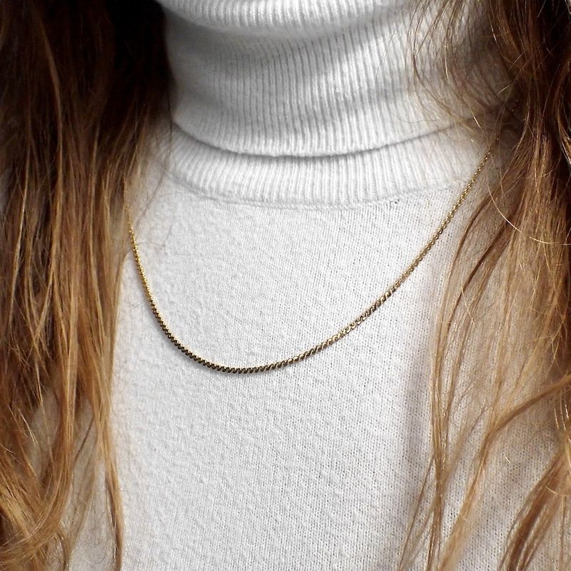 Image 10 of 18K Gold S-link Chain | 52.5 cm