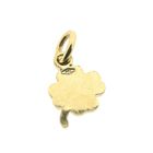 Image 4 of Gold four-leaf clover charm