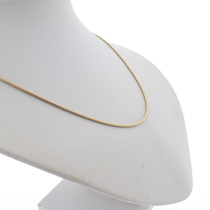 Image 3 of 8-karat snake link chain | 45 cm