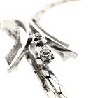 Afbeelding 9 van Witgouden ketting met vaste hanger; Saffier