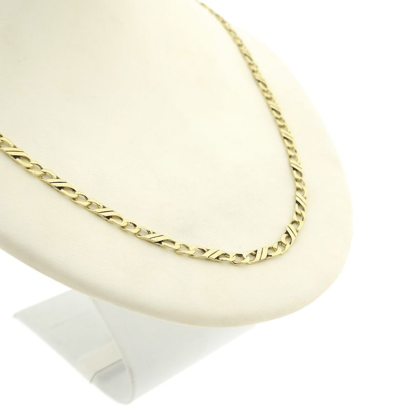 Image 3 of Gold infinity link necklace | 58.5 cm