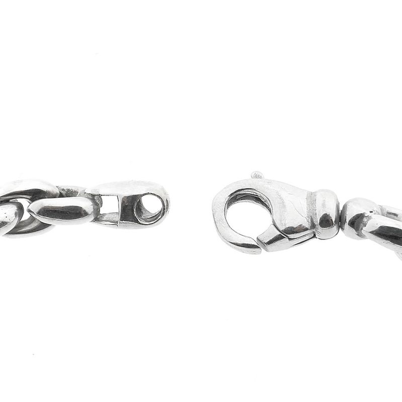 Image 6 of Silver anchor link bracelet | 19.5 cm