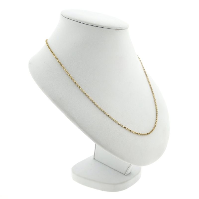 Image 6 of Gold jasseron link necklace | 42 cm